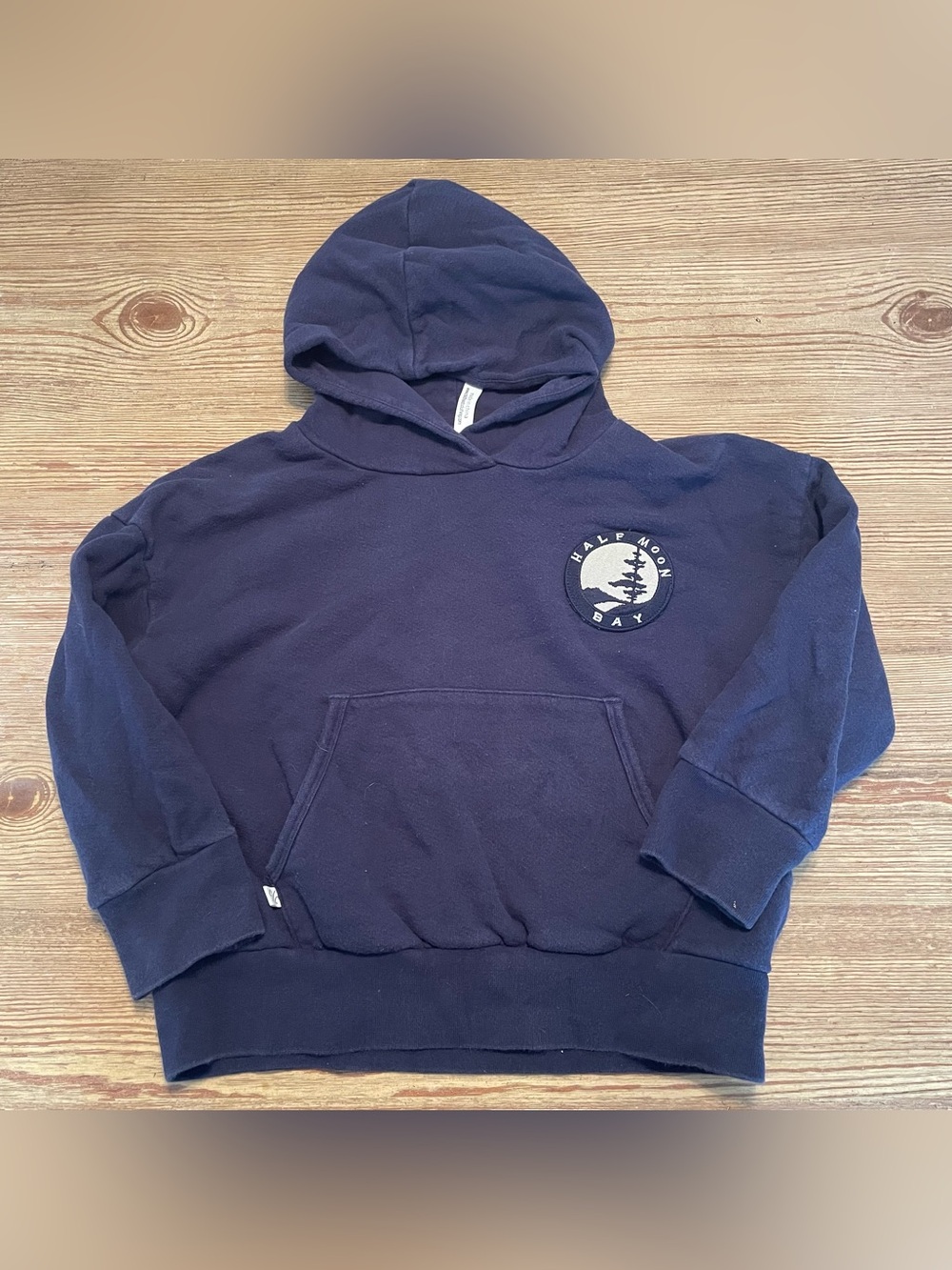 Childhoods Half Moon Bay Patch Navy Graphic Hoodie 6/7
